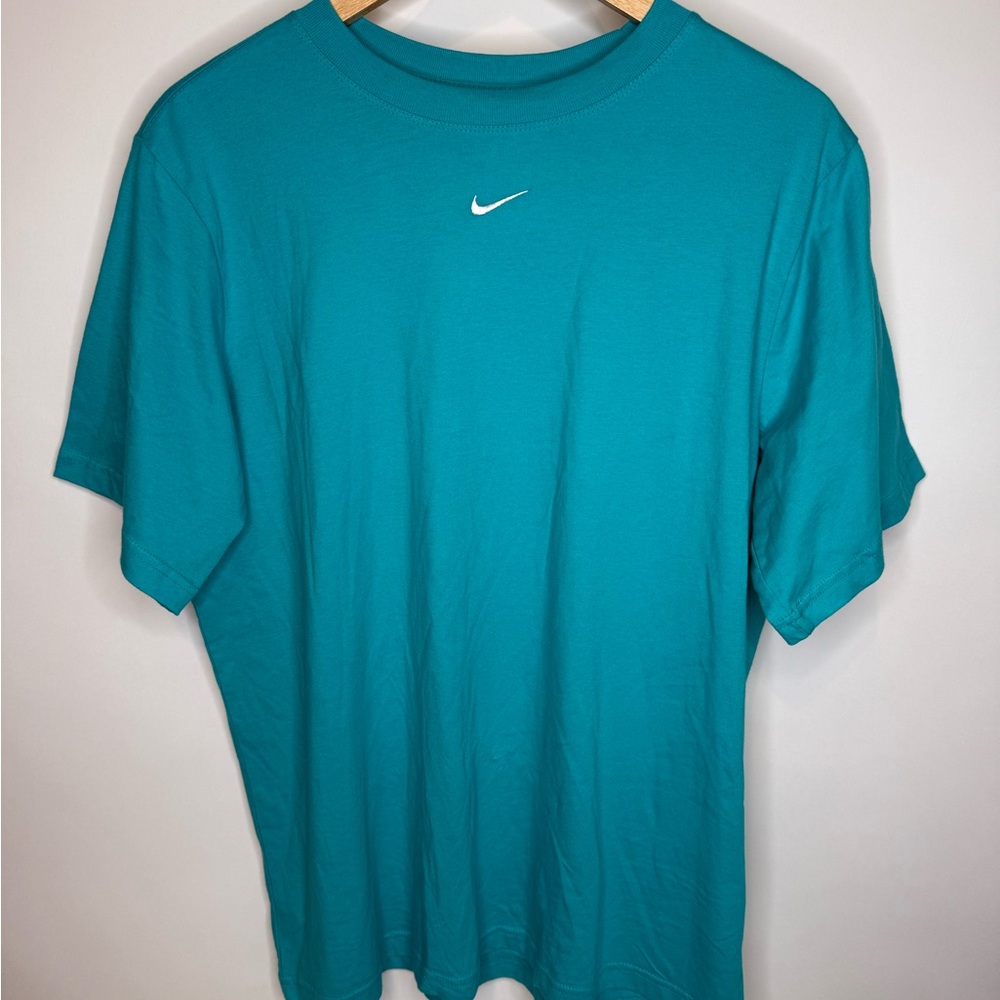 Nike Logo Blue Loose Fit Short Sleeve Tee